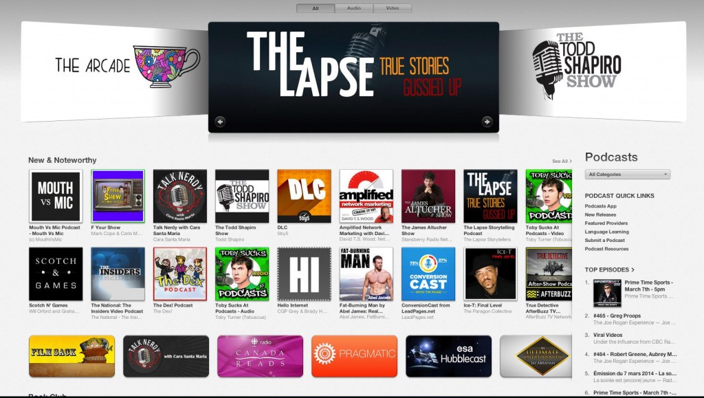 The Lapse Storytelling Podcast is featured on iTunes!